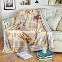 Aloha Hawaii Paniolo Khaki Palaka Blanket Coastal Rodeo - Polynesian Pride