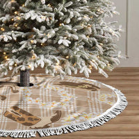 Aloha Hawaii Paniolo Khaki Palaka Tree Skirt Coastal Rodeo LT7 - Polynesian Pride