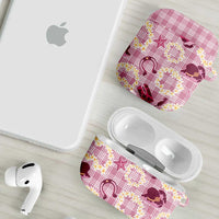 Aloha Hawaii Paniolo Lokelani Rose Palaka AirPods Case Coastal Rodeo LT7 - Polynesian Pride