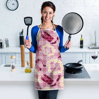 Aloha Hawaii Paniolo Lokelani Rose Palaka Apron Coastal Rodeo LT7 - Polynesian Pride