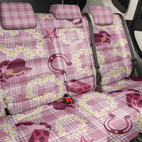 Aloha Hawaii Paniolo Lokelani Rose Palaka Back Car Seat Cover Coastal Rodeo - Polynesian Pride