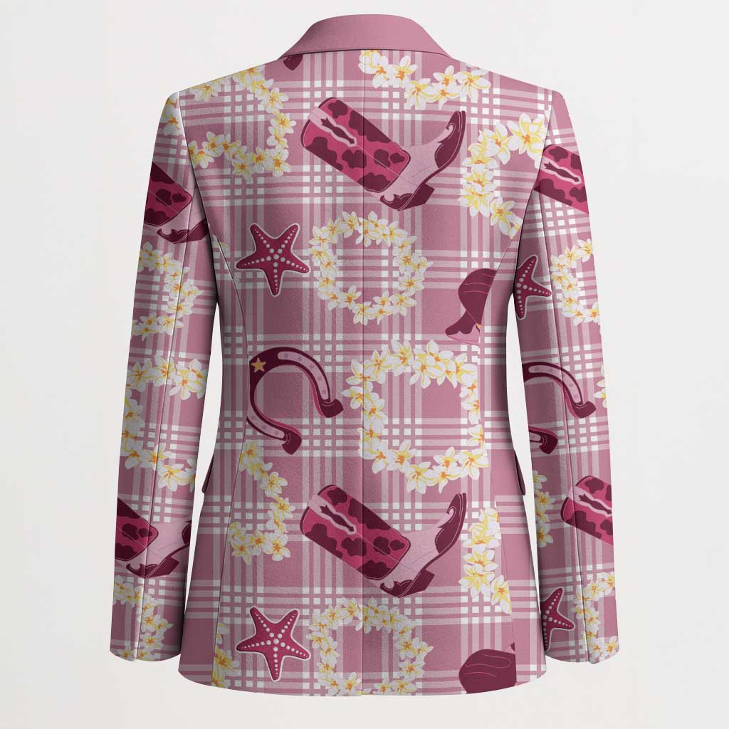 Aloha Hawaii Paniolo Lokelani Rose Palaka Blazer Coastal Rodeo LT7 - Polynesian Pride