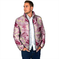 Aloha Hawaii Paniolo Lokelani Rose Palaka Padded Jacket Coastal Rodeo LT7 - Polynesian Pride
