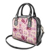Aloha Hawaii Paniolo Lokelani Rose Palaka Shoulder Handbag Coastal Rodeo - Polynesian Pride