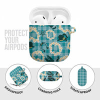 Aloha Hawaii Paniolo Teal Palaka AirPods Case Coastal Rodeo LT7 - Polynesian Pride