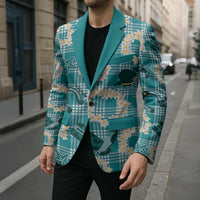 Aloha Hawaii Paniolo Teal Palaka Blazer Coastal Rodeo LT7 - Polynesian Pride