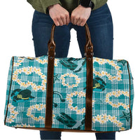 Aloha Hawaii Paniolo Teal Palaka Travel Bag Coastal Rodeo - Polynesian Pride