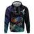 Polynesian Cancers Awareness Zip Hoodie Hummingbird - Fly High Until We Meet Again