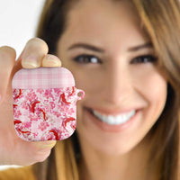 Pink Palaka Hawaii Aloha AirPods Case Koi Pond Mix Sakura LT7 - Polynesian Pride