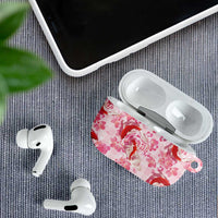Pink Palaka Hawaii Aloha AirPods Case Koi Pond Mix Sakura LT7 - Polynesian Pride