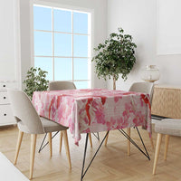 Pink Palaka Hawaii Aloha Tablecloth Koi Pond Mix Sakura LT7 - Polynesian Pride
