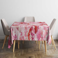 Pink Palaka Hawaii Aloha Tablecloth Koi Pond Mix Sakura LT7 - Polynesian Pride