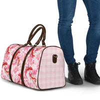 Pink Palaka Hawaii Aloha Travel Bag Koi Pond Mix Sakura LT7 - Polynesian Pride