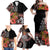 Hawaii Valentine Family Matching Off Shoulder Maxi Dress and Hawaiian Shirt Plumeria Aloha Wau Ia Oe LT7 - Polynesian Pride