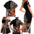 Hawaii Valentine Family Matching Short Sleeve Bodycon Dress and Hawaiian Shirt Plumeria Aloha Wau Ia Oe LT7 - Polynesian Pride