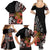 Hawaii Valentine Family Matching Summer Maxi Dress and Hawaiian Shirt Plumeria Aloha Wau Ia Oe LT7 - Polynesian Pride