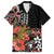 Hawaii Valentine Family Matching Summer Maxi Dress and Hawaiian Shirt Plumeria Aloha Wau Ia Oe LT7 Dad's Shirt - Short Sleeve Pink - Polynesian Pride