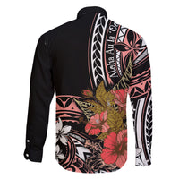 Hawaii Valentine Family Matching Summer Maxi Dress and Hawaiian Shirt Plumeria Aloha Wau Ia Oe LT7 - Polynesian Pride