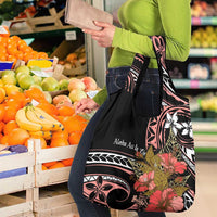 Hawaii Valentine Grocery Bag Plumeria Aloha Wau Ia Oe LT7 - Polynesian Pride