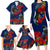 New Zealand Family Matching Long Sleeve Bodycon Dress and Hawaiian Shirt Tui Couple with Pohutukawa LT7 - Polynesian Pride