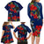 New Zealand Family Matching Long Sleeve Bodycon Dress and Hawaiian Shirt Tui Couple with Pohutukawa LT7 - Polynesian Pride