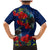 New Zealand Family Matching Mermaid Dress and Hawaiian Shirt Tui Couple with Pohutukawa LT7 - Polynesian Pride