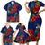 New Zealand Family Matching Short Sleeve Bodycon Dress and Hawaiian Shirt Tui Couple with Pohutukawa LT7 - Polynesian Pride