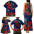 New Zealand Family Matching Tank Maxi Dress and Hawaiian Shirt Tui Couple with Pohutukawa LT7 - Polynesian Pride