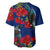 New Zealand Pohutukawa with Tui Birds Baseball Jersey Version 2 LT7 - Polynesian Pride