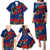 New Zealand Pohutukawa with Tui Birds Family Matching Puletasi and Hawaiian Shirt Version 2 LT7 - Polynesian Pride