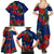 New Zealand Pohutukawa with Tui Birds Family Matching Summer Maxi Dress and Hawaiian Shirt Version 2 LT7 - Polynesian Pride