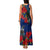 New Zealand Pohutukawa with Tui Birds Family Matching Tank Maxi Dress and Hawaiian Shirt Version 2 LT7 - Polynesian Pride