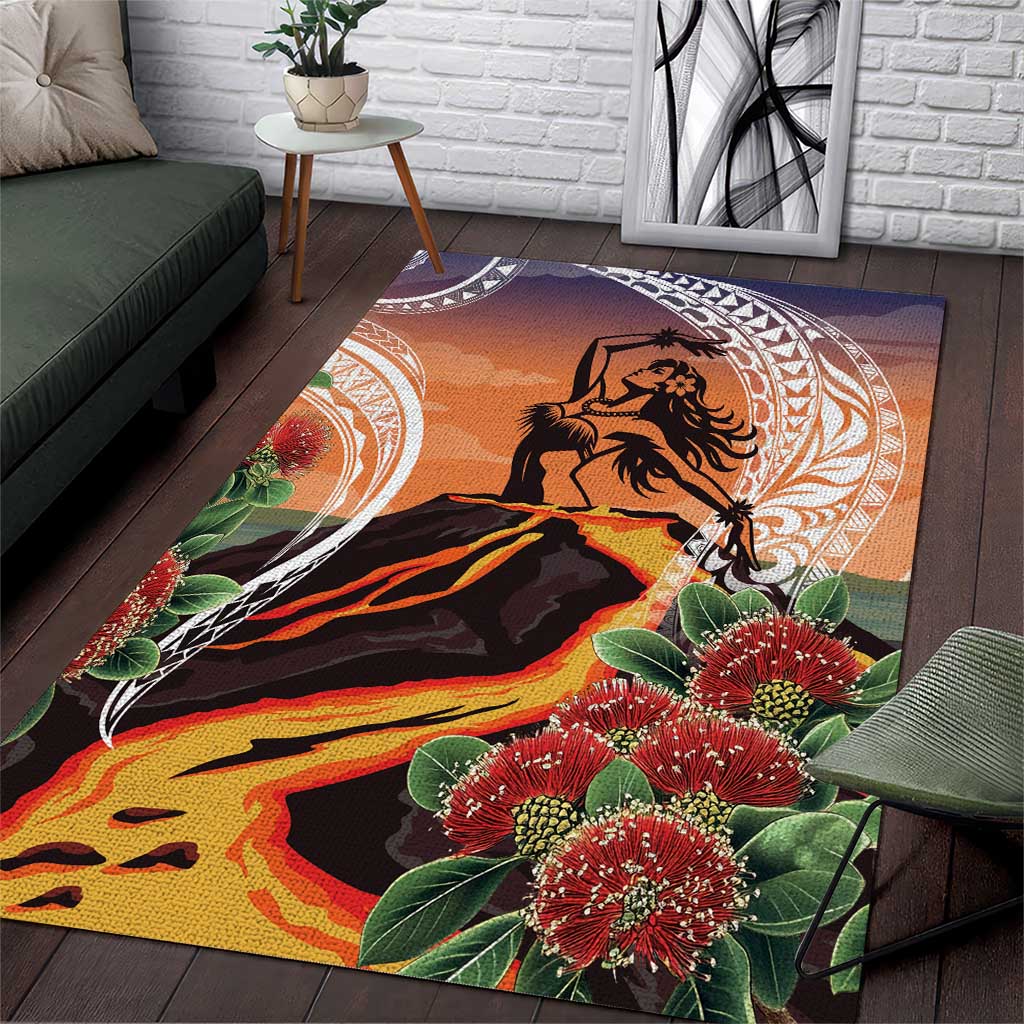Hawaii Women's Day Tribal Area Rug Pele Honua Mea LT7 Art - Polynesian Pride