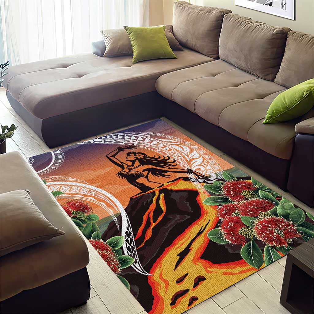 Hawaii Women's Day Tribal Area Rug Pele Honua Mea LT7 - Polynesian Pride