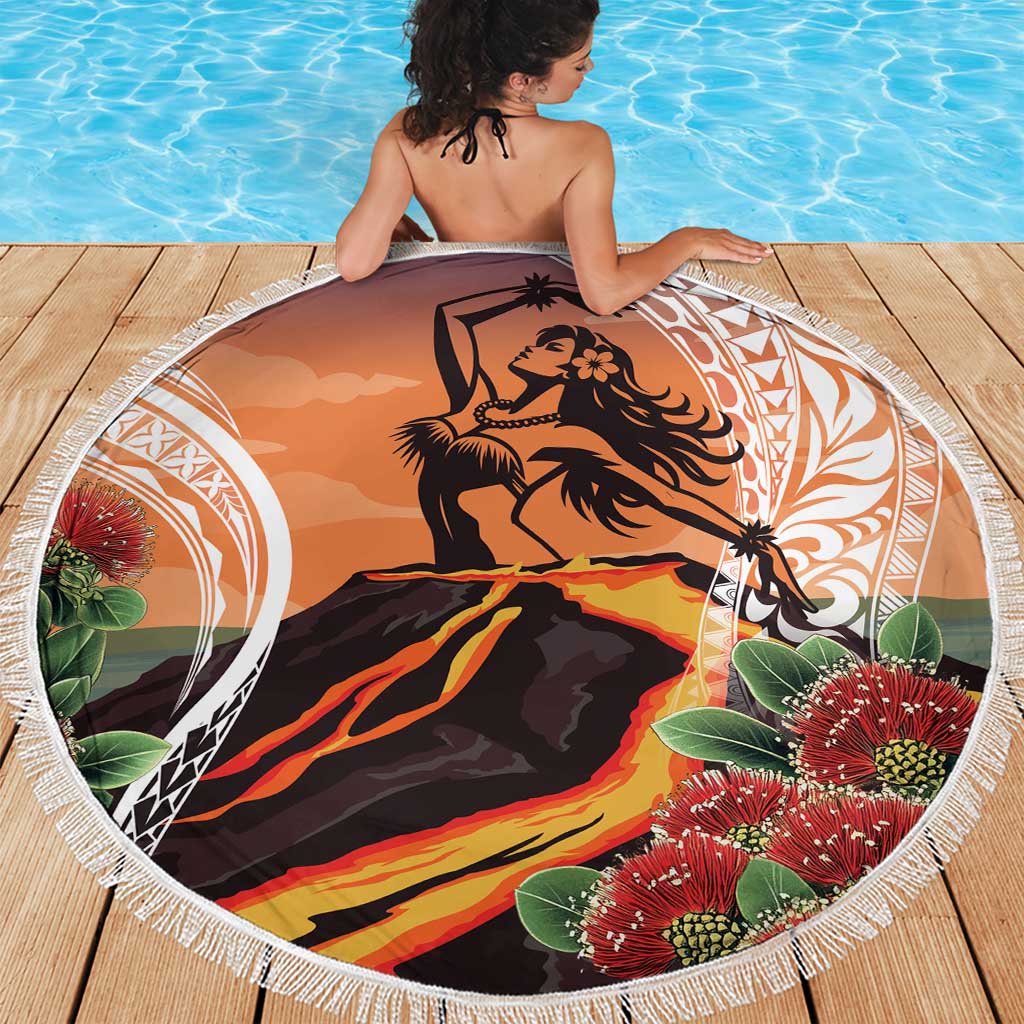 Hawaii Women's Day Tribal Beach Blanket Pele Honua Mea LT7 - Polynesian Pride