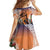Hawaii Women's Day Tribal Family Matching Off Shoulder Maxi Dress and Hawaiian Shirt Pele Honua Mea