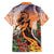 Hawaii Women's Day Tribal Family Matching Off Shoulder Maxi Dress and Hawaiian Shirt Pele Honua Mea