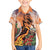 Hawaii Women's Day Tribal Family Matching Off Shoulder Maxi Dress and Hawaiian Shirt Pele Honua Mea