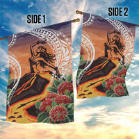 Hawaii Women's Day Tribal Garden Flag Pele Honua Mea LT7 - Polynesian Pride