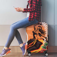 Hawaii Women's Day Tribal Luggage Cover Pele Honua Mea