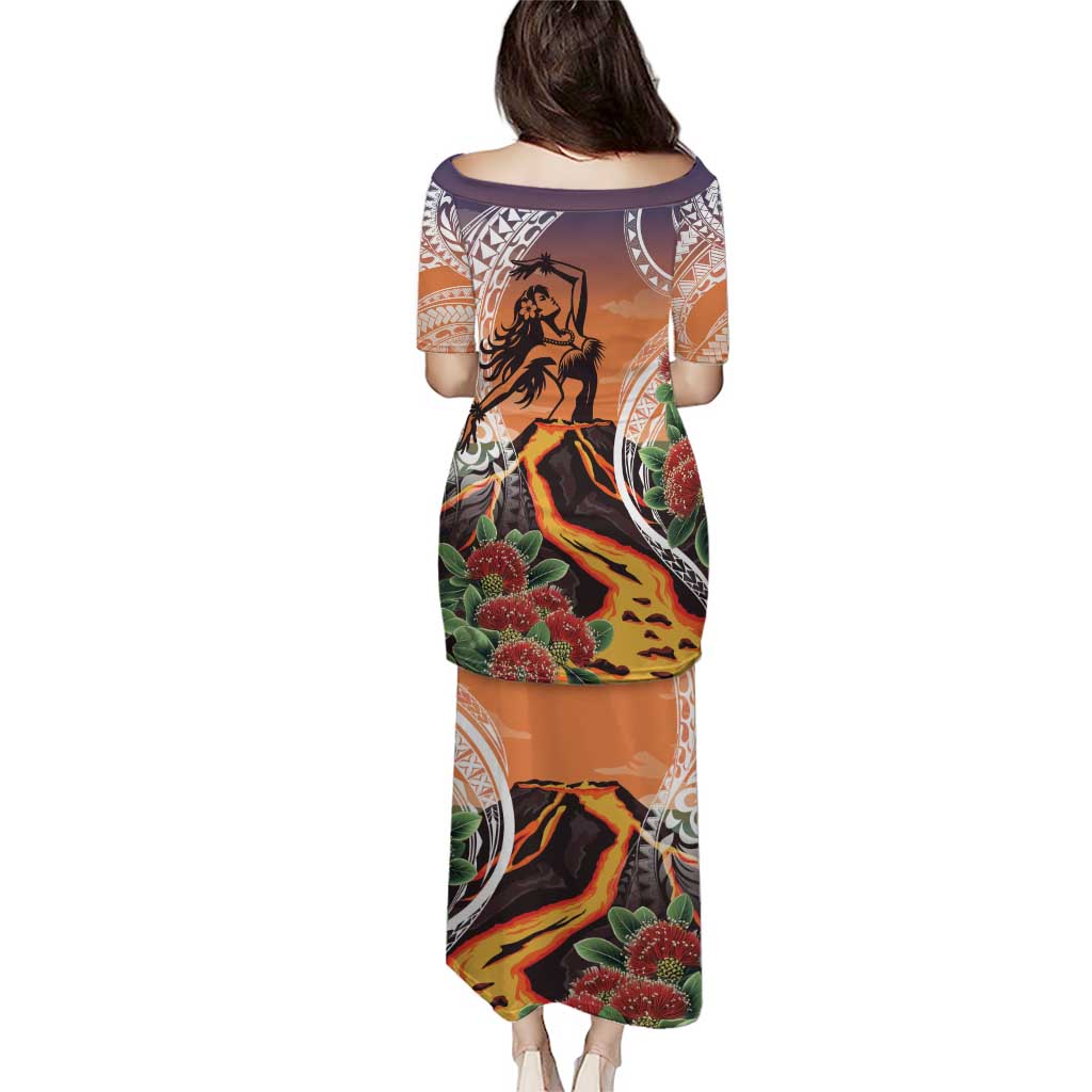 Hawaii Women's Day Tribal Puletasi Pele Honua Mea LT7 - Polynesian Pride