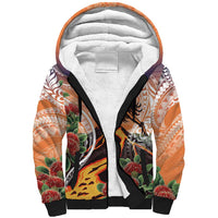 Hawaii Women's Day Tribal Sherpa Hoodie Pele Honua Mea LT7 Unisex Art - Polynesian Pride