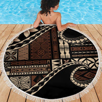 Samoa Siapo Mamanu Beach Blanket Waves Motifs LT7 - Polynesian Pride