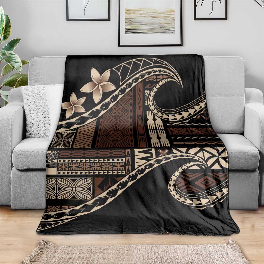 Samoa Siapo Mamanu Blanket Waves Motifs LT7 - Polynesian Pride