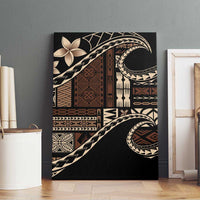 Samoa Siapo Mamanu Canvas Wall Art Waves Motifs LT7 - Polynesian Pride