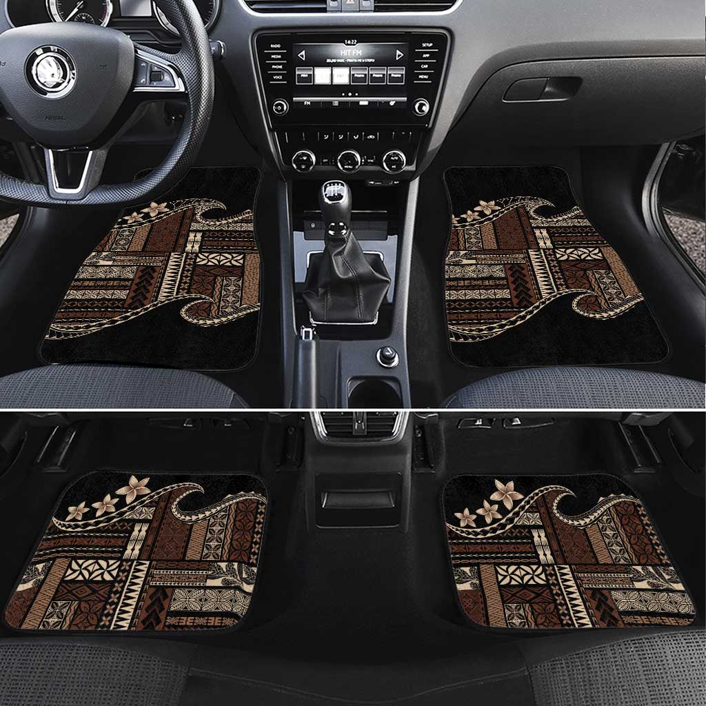 Samoa Siapo Mamanu Car Mats Waves Motifs