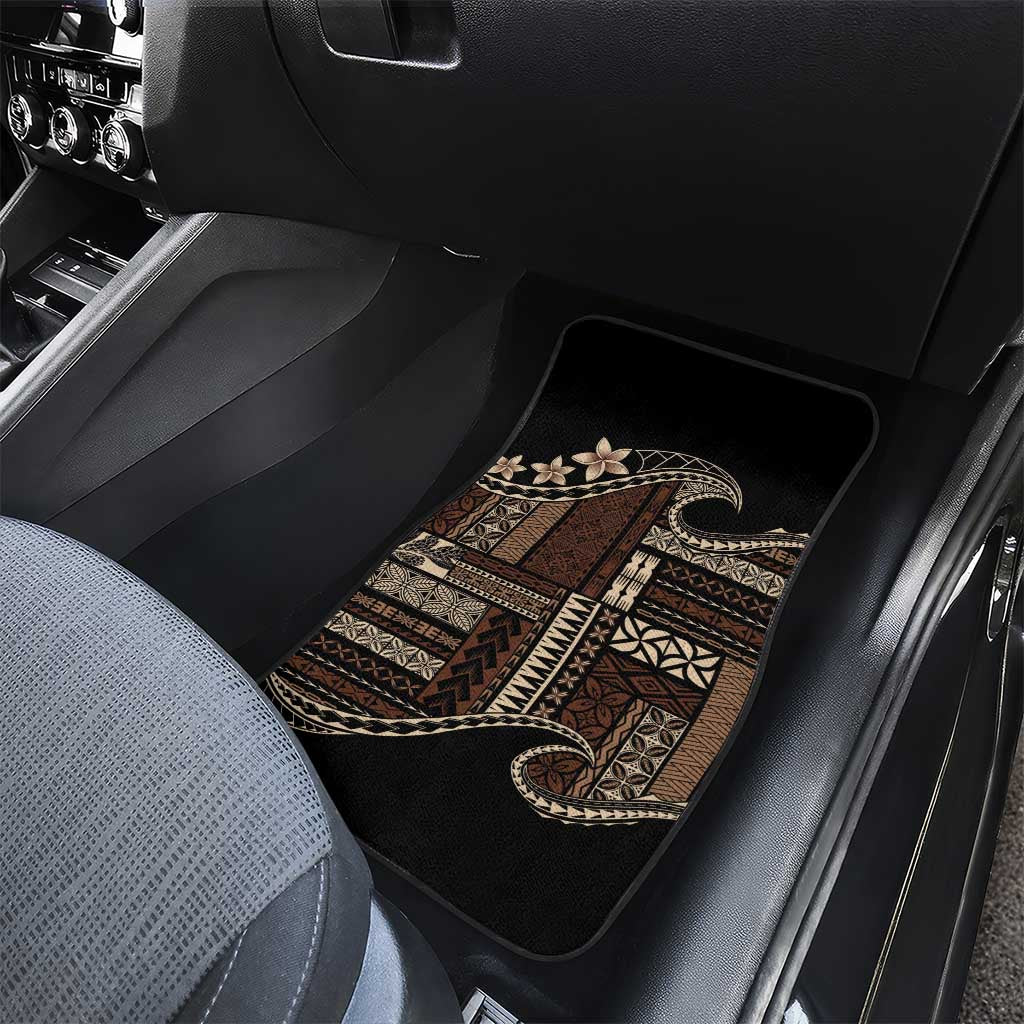 Samoa Siapo Mamanu Car Mats Waves Motifs LT7 - Polynesian Pride