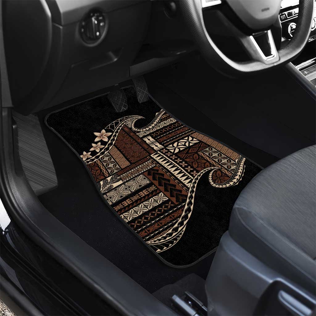Samoa Siapo Mamanu Car Mats Waves Motifs LT7 - Polynesian Pride