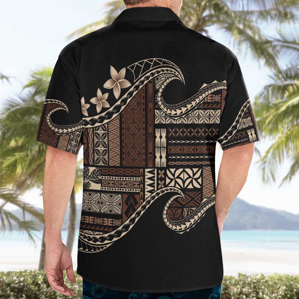 Samoa Siapo Mamanu Hawaiian Shirt Waves Motifs LT7 - Polynesian Pride