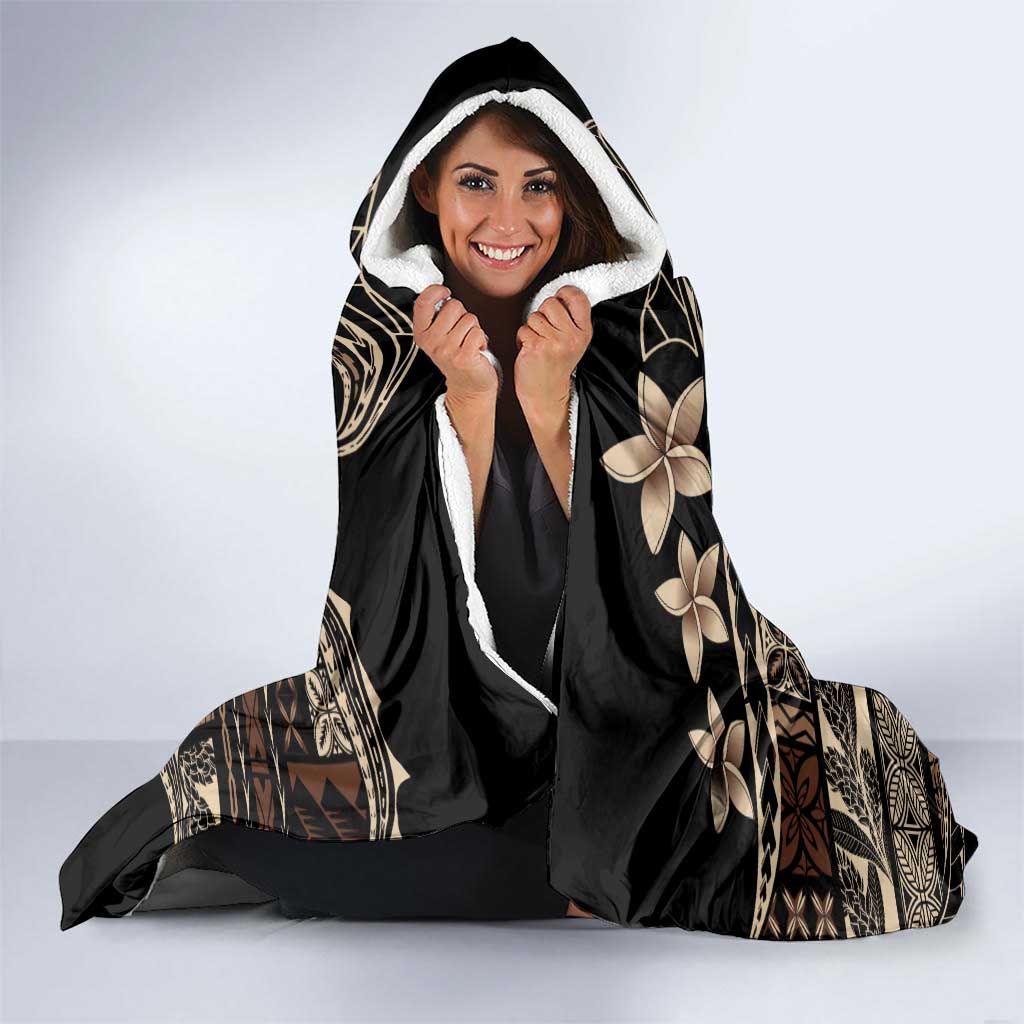 Samoa Siapo Mamanu Hooded Blanket Waves Motifs LT7 - Polynesian Pride